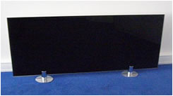 panou radiant infrarosu din sticla colorata pe suport